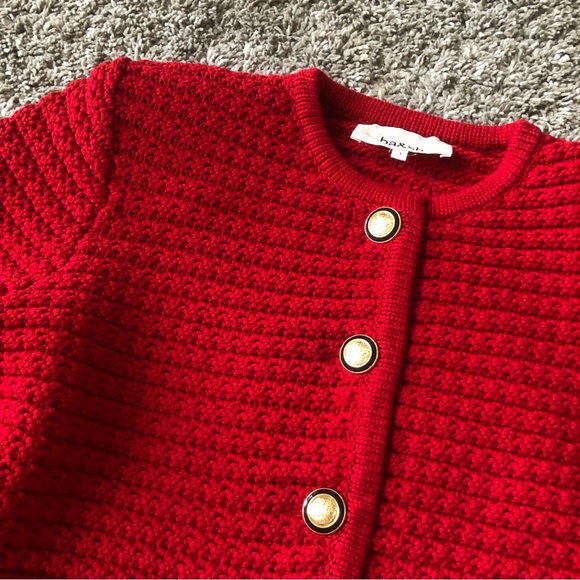 ba&sh Red Textured Cardigan - Picture 7 of 13